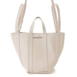 Balenciaga North South Bag White